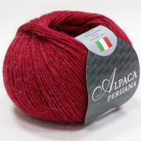 Alpaca Peruana Цвет 3650 малиново-красный