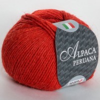 Alpaca Peruana Цвет 3580 яркий кирпично-красный