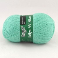 Lidiya W silver 100г 1613м Цвет 155718 бискайский зеленый