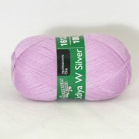 Lidiya W silver 100г 1613м Цвет 163617 сиреневые дали