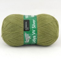 Lidiya W silver 100г 1613м Цвет 90010 фисташковый