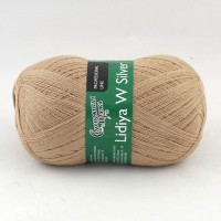 Lidiya W silver 100г 1613м Цвет 90017 светлый беж