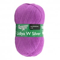Семеновская фабрика 10732 Lidiya W silver 100г 1613м 