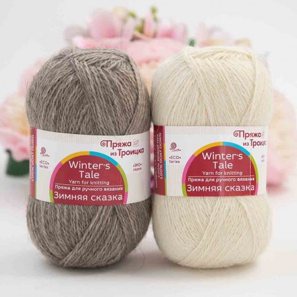 Пряжа для вязания Троицкая фабрика Зимняя сказка