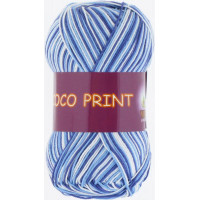 Coco Print Цвет 4659 синий меланж