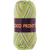 Coco Print Цвет 4671 желто-зеленый меланж