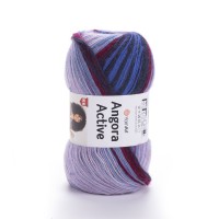 Angora Active Цвет 855 синий/красный/голубой