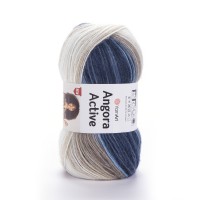 Angora Active Цвет 859 синий/белый