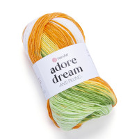 Adore Dream (упаковка 5 шт) Цвет 1058 оранжевый/белый/салат