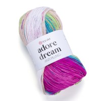Adore Dream (упаковка 5 шт) Цвет 1063 фуксия/белый/бирюза