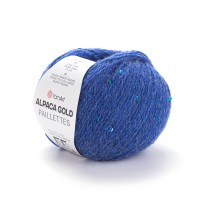 Alpaca Gold Paillettes Цвет 9309 василек