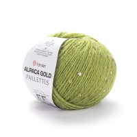 Alpaca Gold Paillettes Цвет 9310 аспарагус