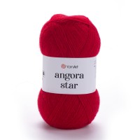 Angora Star Цвет 156 алый