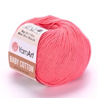 Baby Cotton Цвет 420 яркий коралл