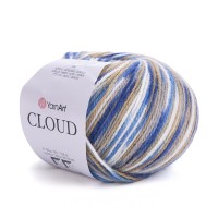 Cloud Цвет 5303 василёк-серо-бежевый-белый