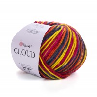 Cloud Цвет 5306 бордо-жёлтый-т.синий