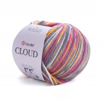 Cloud Цвет 5315 малина-оранжевый-серый
