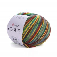 Cloud Цвет 5321 зеленый-жёлтый-терракот