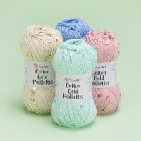 YarnArt  Cotton Gold Paillettes 