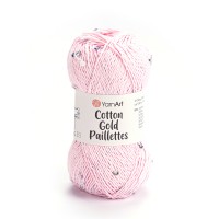 Cotton Gold Paillettes Цвет 7107