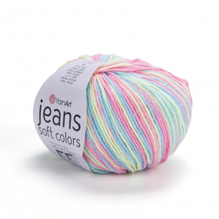 Пряжа YarnArt Jeans Soft Colors (Ярнарт Джинс Софт Колорс)