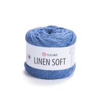 Linen soft Цвет 7318 синий