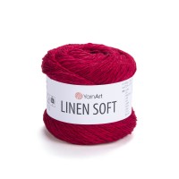 Linen soft Цвет 7323 вишня