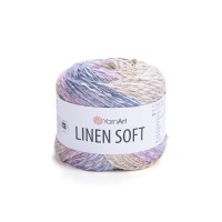 Linen soft Цвет 7404 розовый-бежевый-голубой