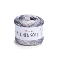 Linen soft Цвет 7406 серый - графит