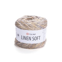 Linen soft Цвет 7407 бежевый-серый