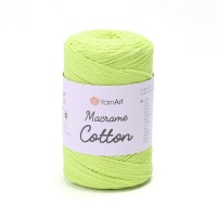 Macrame Cotton Цвет 801 желтый неон