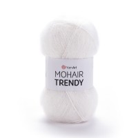 Mohair Trendy  Цвет 101 белый
