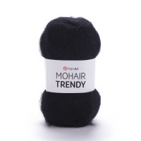 Mohair Trendy  Цвет 102 черный