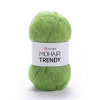 Mohair Trendy  Цвет 137 зеленое яблоко
