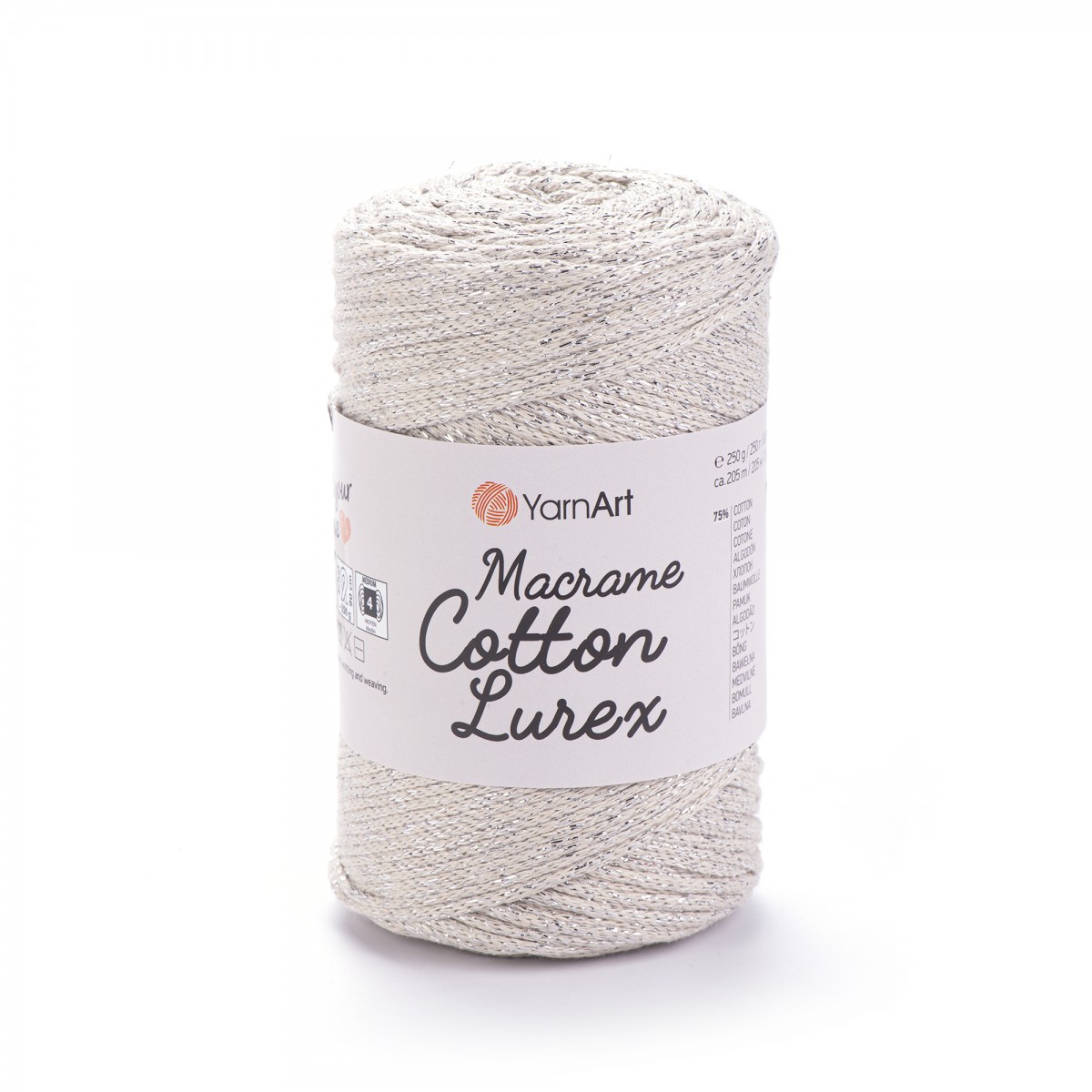 Пряжа для вязания YarnArt Macrame Cotton Lurex Пряжа для вязания YarnArt Macrame Cotton Lurex