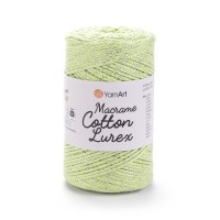 Macrame Cotton Lurex Цвет 726 лайм
