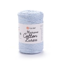Macrame Cotton Lurex Цвет 729 светло - голубой