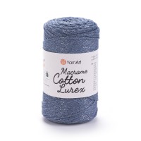 Macrame Cotton Lurex Цвет 730 джинсовый
