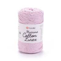 Macrame Cotton Lurex Цвет 732 розовый