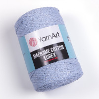 Macrame Cotton Lurex (упаковка 4 шт) Цвет 729 серо голубой