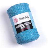 Macrame Cotton Lurex (упаковка 4 шт) Цвет 733 бирюза