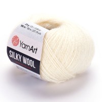 Silky Wool Цвет 330 молочный