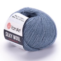 Silky Wool Цвет 331 серо-голубой
