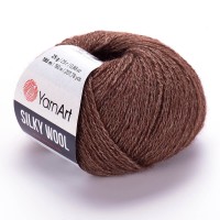 Silky Wool Цвет 336 коричневый