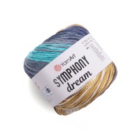 Symphony Dream Цвет 3107 бирюза-джинсовый-горчица