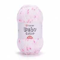 Baby Color Цвет 212 белый / фуксия / коралл