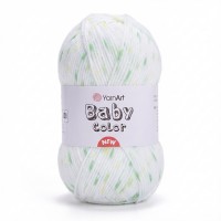 Baby Color Цвет 216 белый/зеленый/желтый