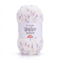 Baby Color Цвет 217 белый/сиреневый/оранжевый