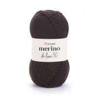 Merino de Luxe 50 Цвет 116 темно - коричневый