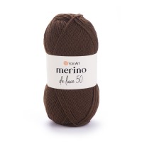 Merino de Luxe 50 Цвет 3067 коричневый